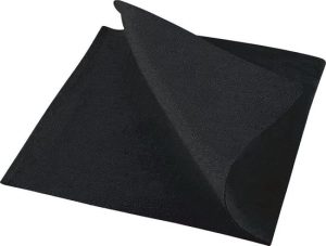 Servet 45cm x 45 cm zwart