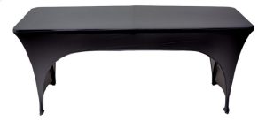 Stretchhoes buffettafel zwart