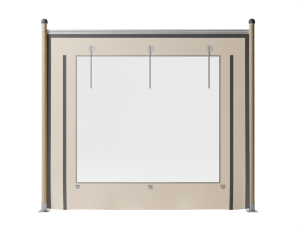 Zijwand 3m stretchtent